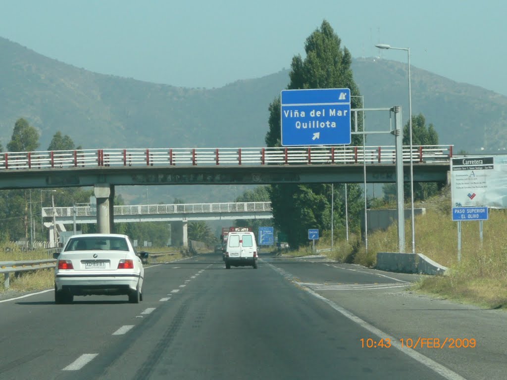 Enlace Ruta 5 / Autopista Los Andes (Ruta 60) by JEG