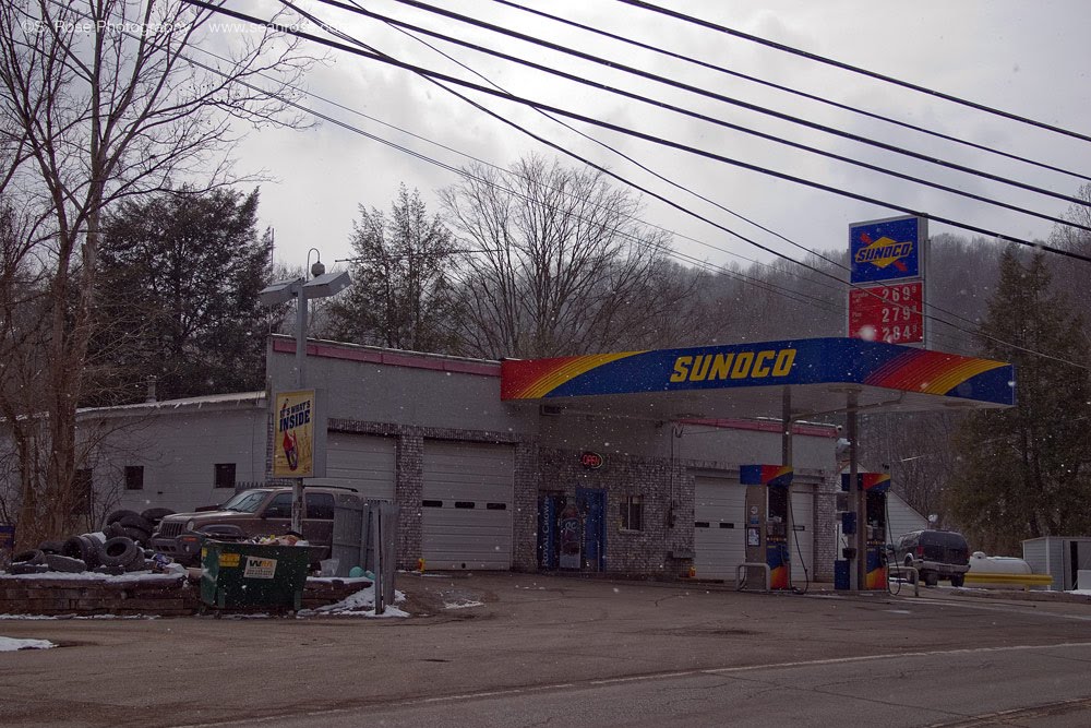 Sunoco Station, Route 214, West Virginia by seanrose.com