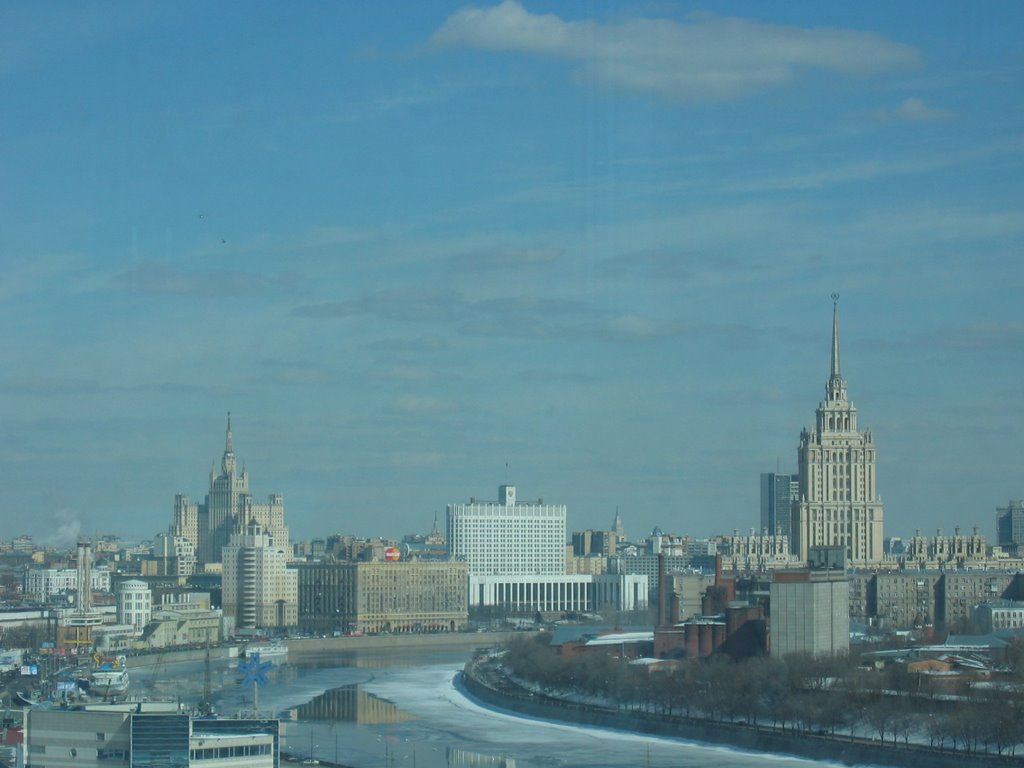 View from one of Moscow-city offices by DmitryAl