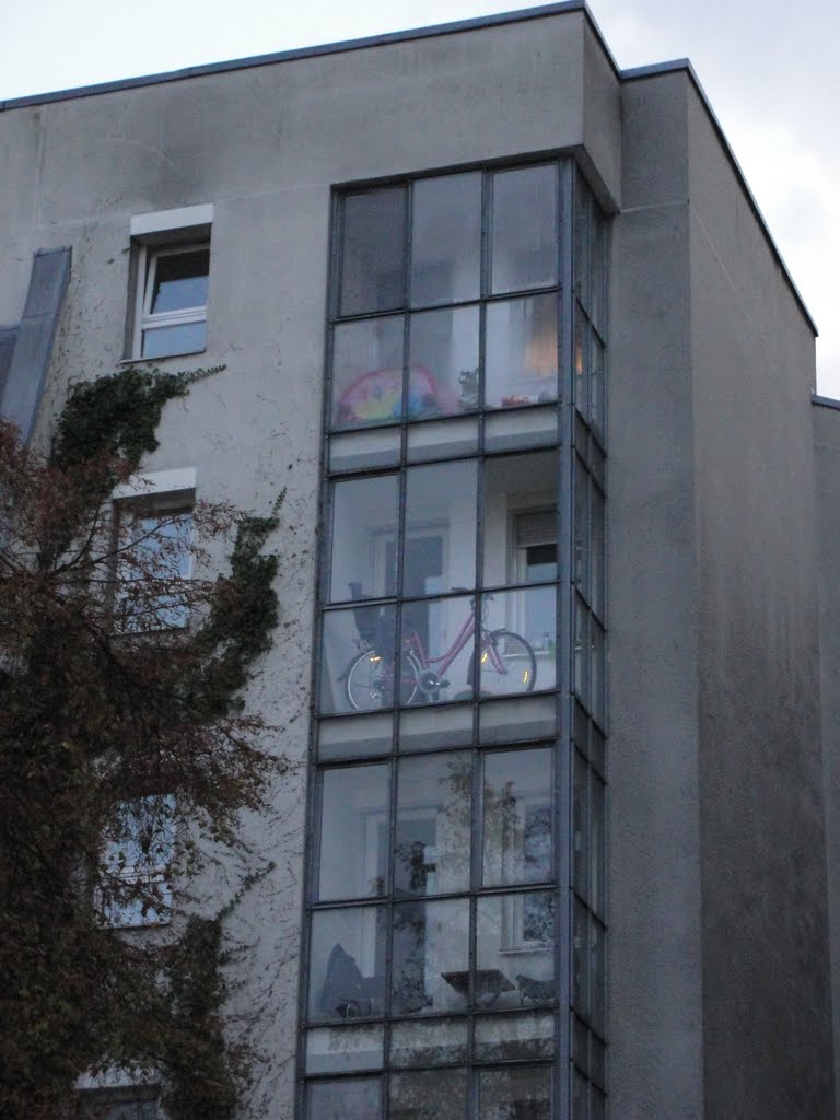 A bycicle in the balcony... Berlin noviembre 2009 by arqAdrian