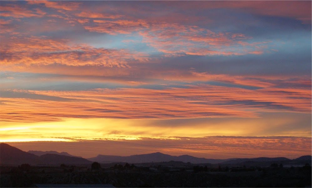 Puesta de sol-Cieza (Murcia) by J.A. Ruiz Peñalver