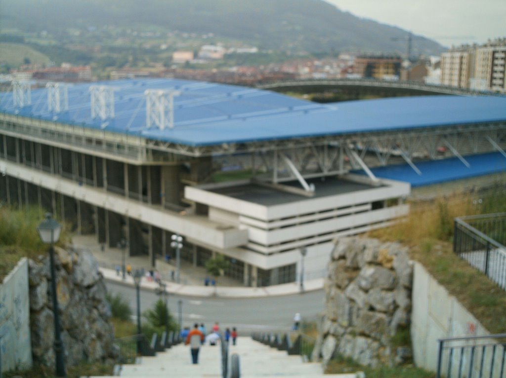 Carlos Tartiere desde la escalera infinita by astvriano