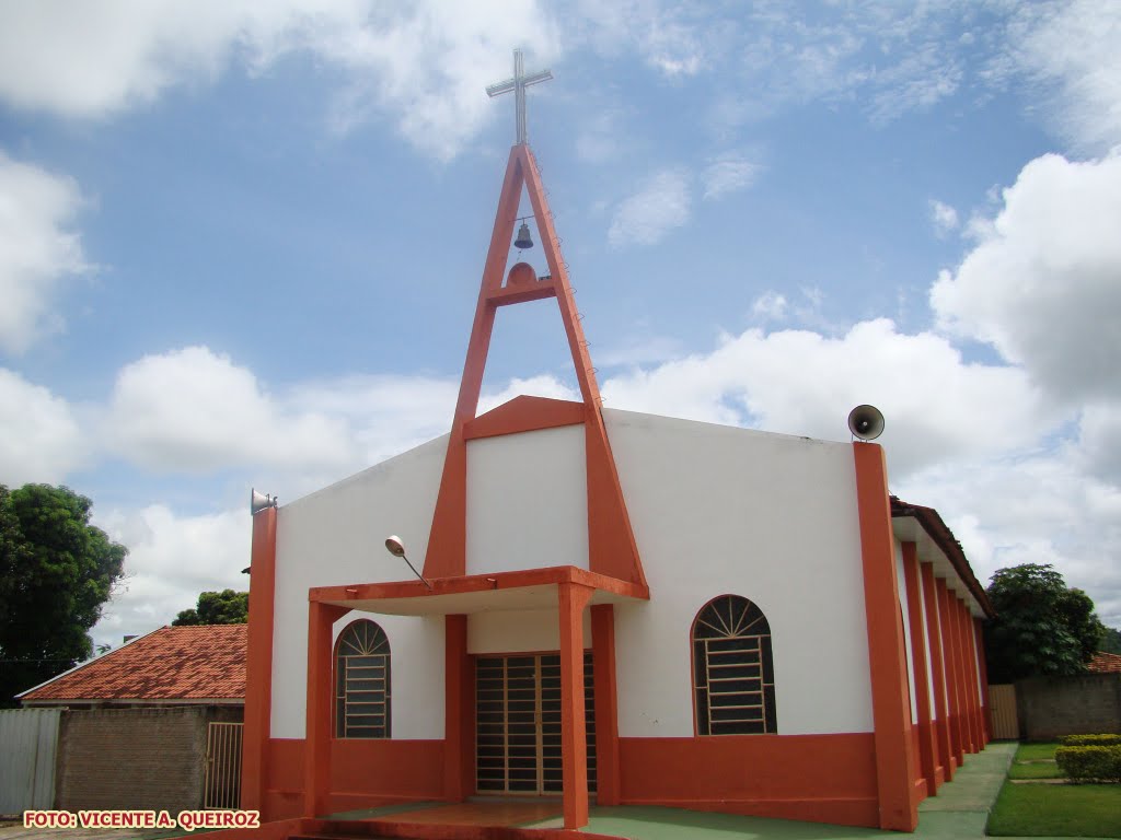 Novo Alegre (TO) Matriz de S. Francisco de Assis by Vicente A. Queiroz