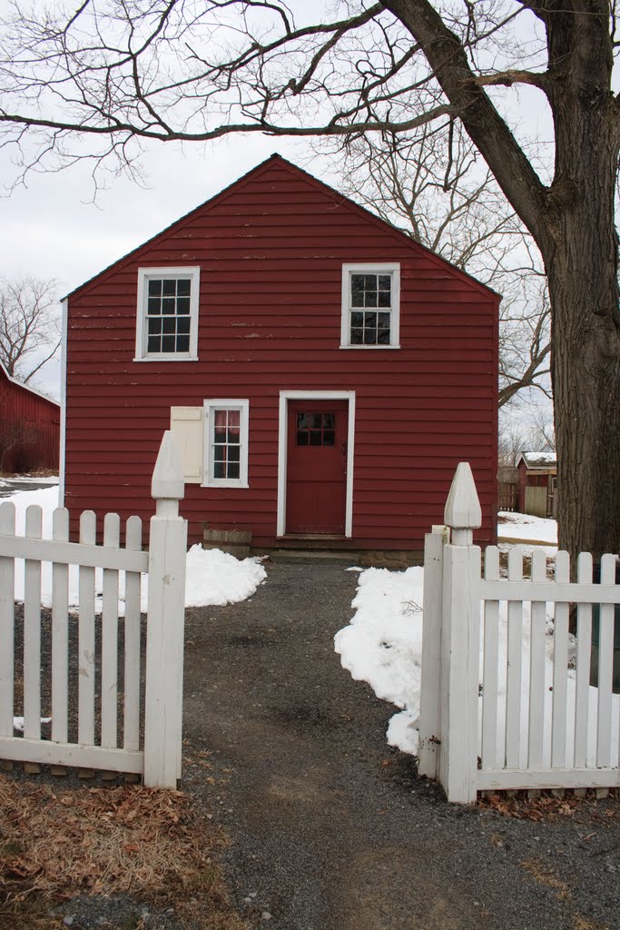 Red Barn House by Matthew Plante