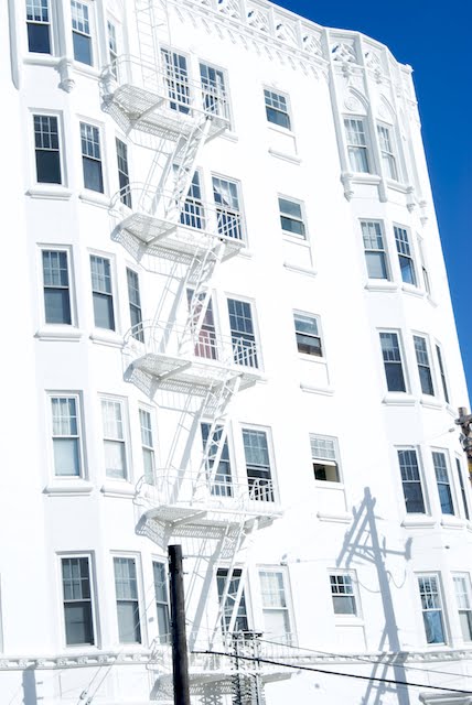 White apartment building Dolores & 14th by Gregory Mazzetto