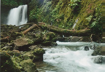 Waterfall near Arenal Volcano by doclaptop