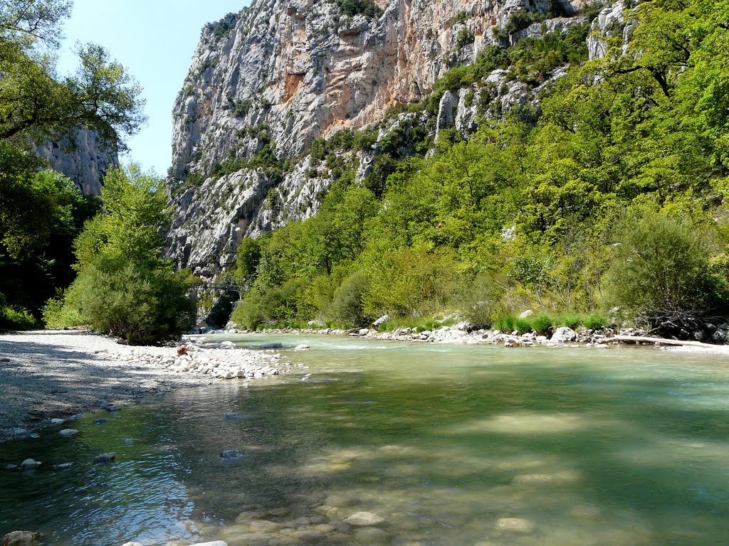 L'Estellié- Bottom of the Gorge by Liliane Paingaud