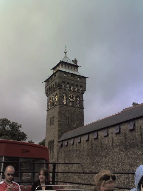 Clock Tower at Cardiff Castle by Gemz1985