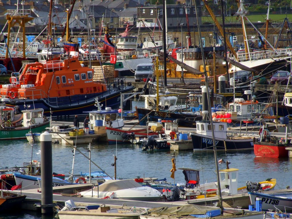 NEWLYN,A VERY BUSY HARBOUR by three-twerps