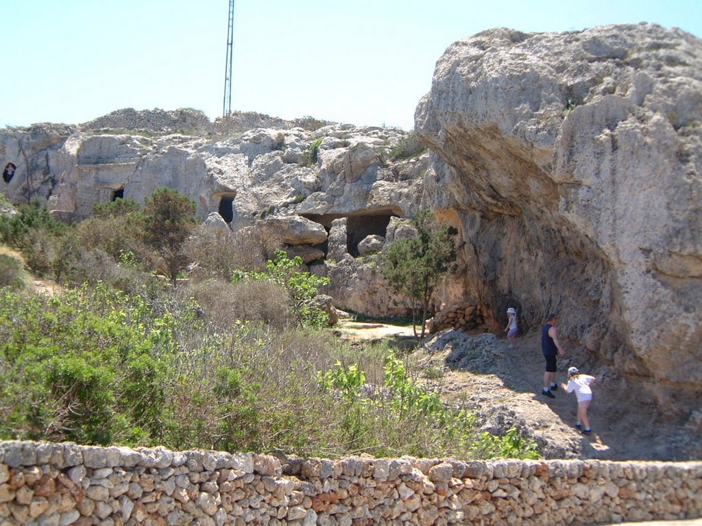 Caves of Cala Morell, Menorca by catkinz