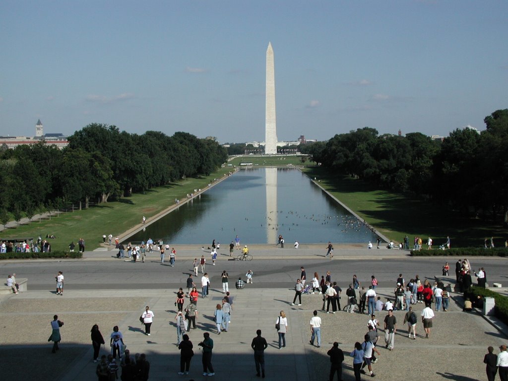 Reflecting Pool and Washington Memorial by Jürgen Düring