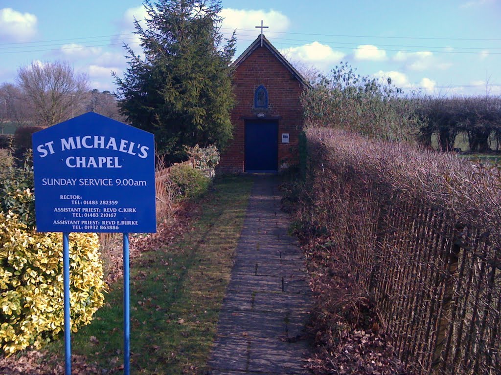 Very small church by T Caswell