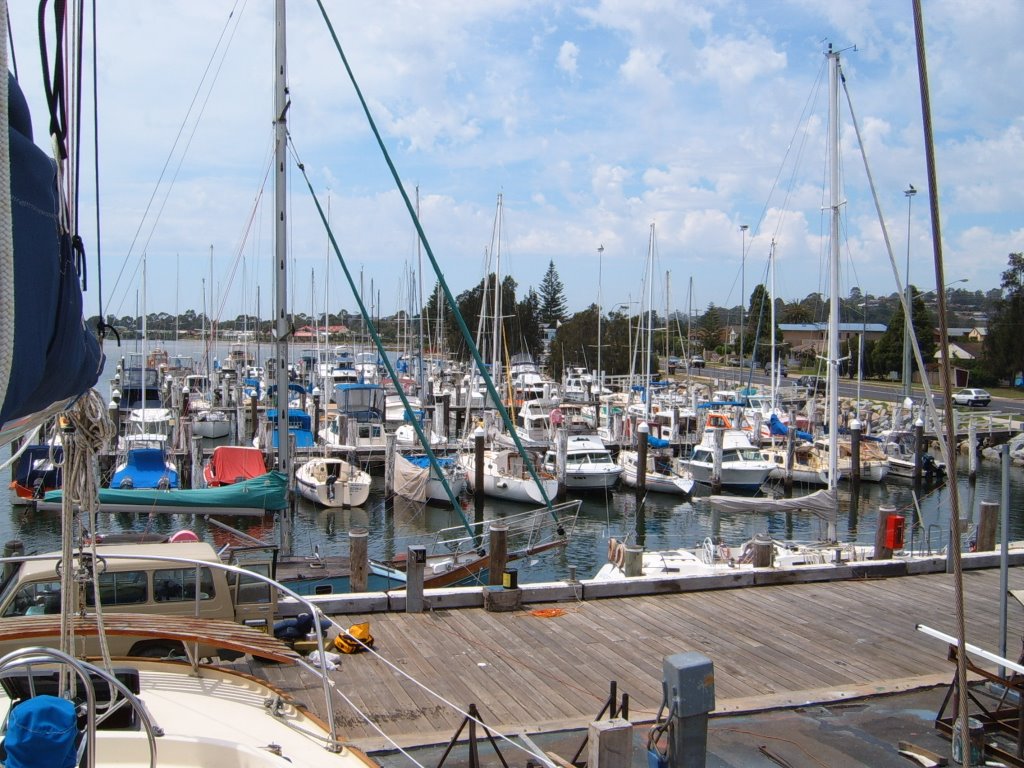 Overlooking the marina from maintenance area hardstand Nov 05 by DHOB