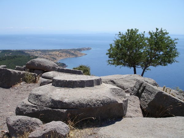 Kadırga bay from assos athena temple by emrahonaran