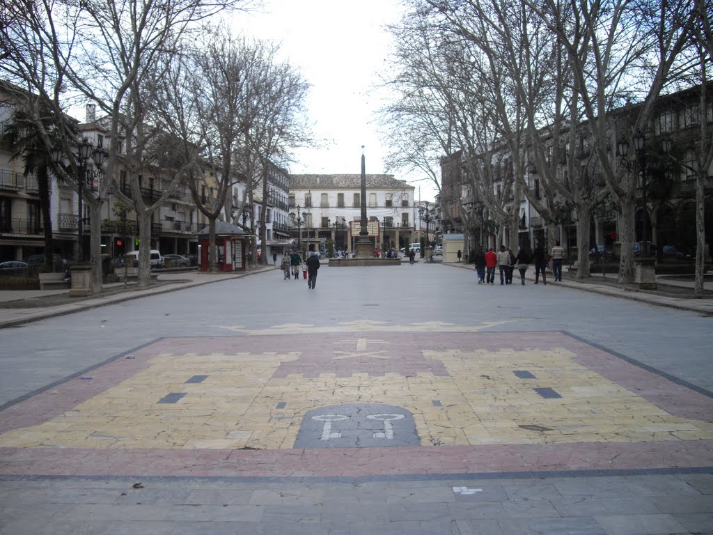 Paseo de la Constitución en Baeza by moy hidalgo