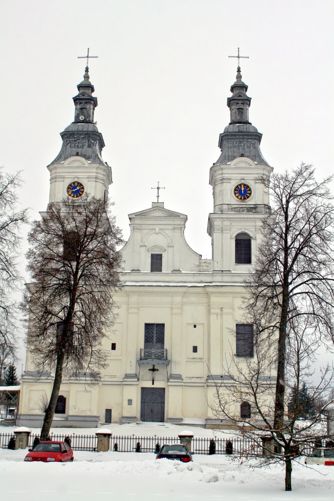 Žemaičių Kalvarija (Samogitian Calvary) Basilica of Blessed Virgin Mary Visitation (architect A. Kosakauskas, 1822) by Egidijus