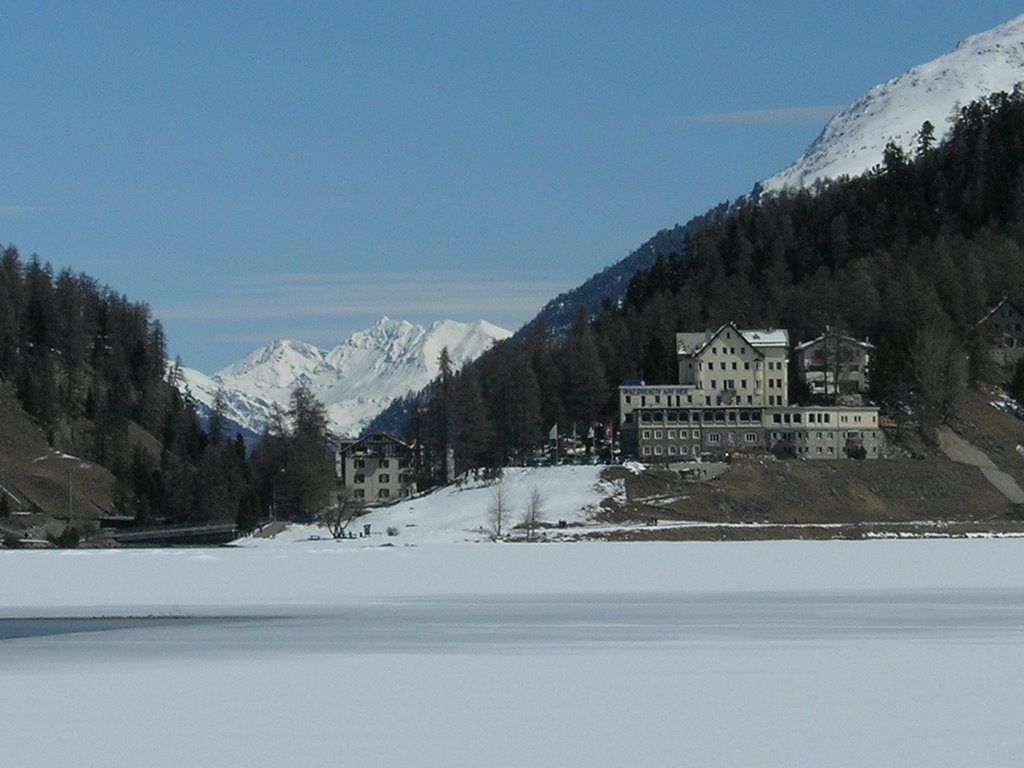 Hotel Waldhaus in Sankt Moritz by Bruno Amrhein