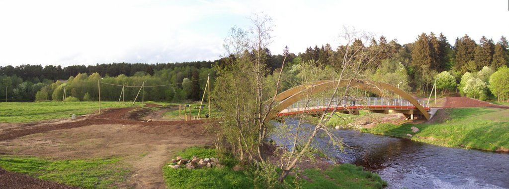 Ski Trail and Bridge over Pirita River - Pirita-Kose, Tallinn, Estonia by pianoman4Jesus