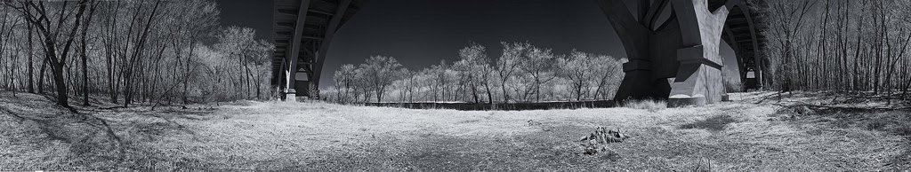 MendotaBridgeInfrared by pittmanbrian