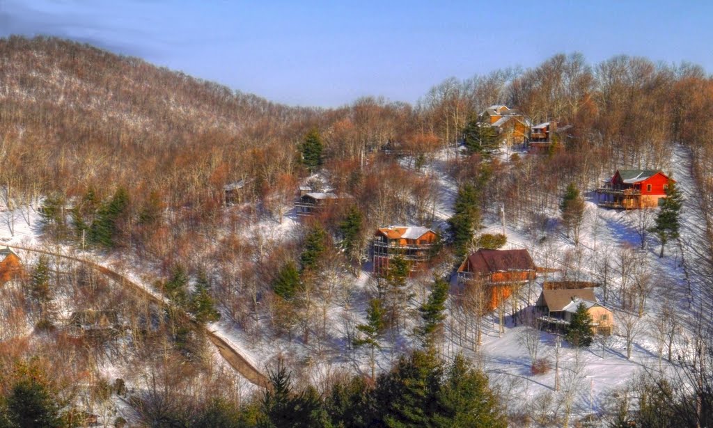 Snowy Homes by David Brown Photography