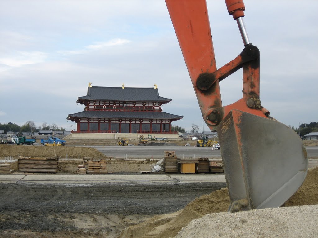 第一次大極殿正殿復原整備工事 The First Imperial Audience Hall （Reconstruction） by tombocom