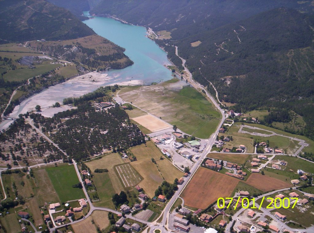 St.Andre les Alpes and Lac de Castillon - "bird´s eye view" by Jan Slavik