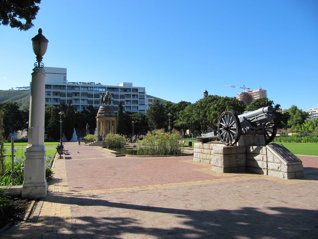 Company's Gardens with the Delville Wood Memorial in the background by Willem Nabuurs