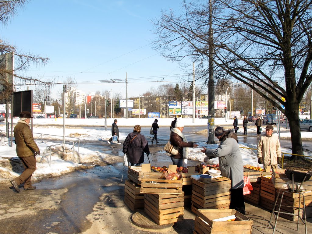 Buying apples in Lublin. by guille737