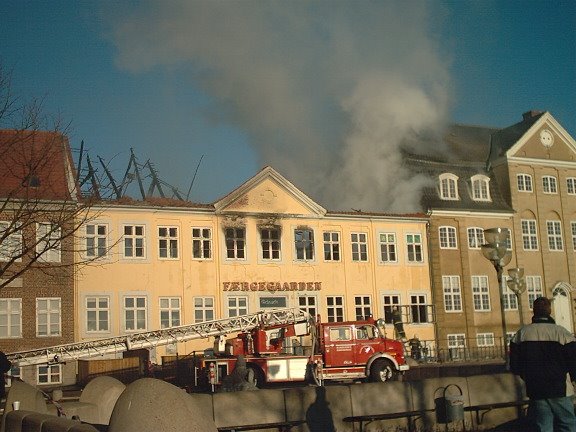 Fire in old building 4 by Rico Rødby