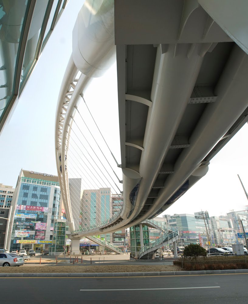 Panorama of Indong Pedestrian Bridge by maxpixel