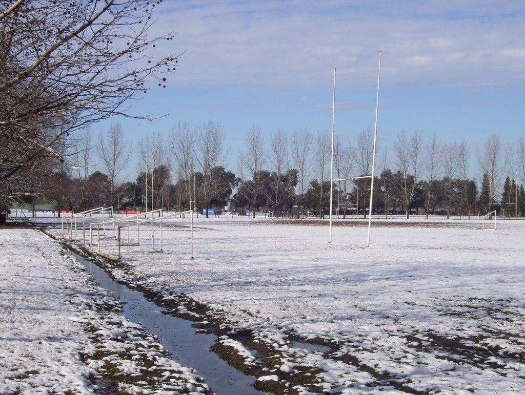 Nieve sobre cancha de rugby 2007 by Anentien