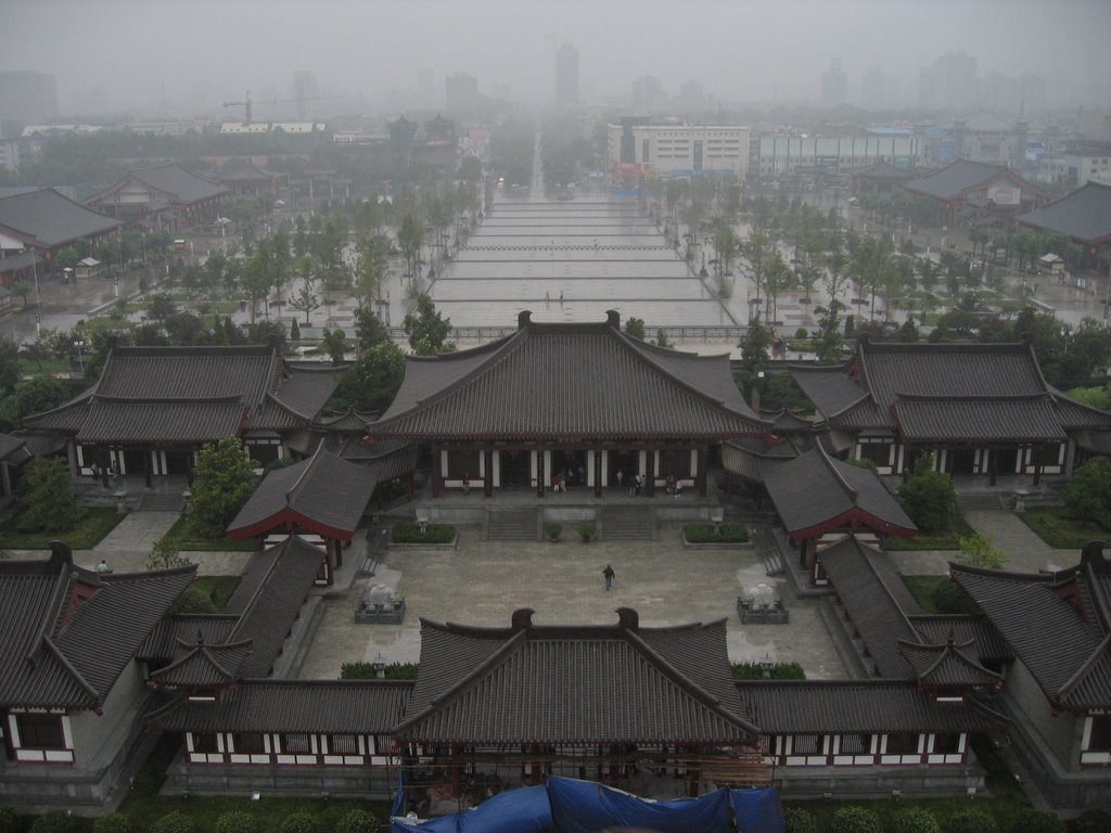 Xian - White pagoda by Peter Ho