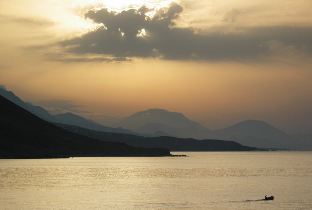 Sfakia - Loutro - Sunrise by Ray Langsten