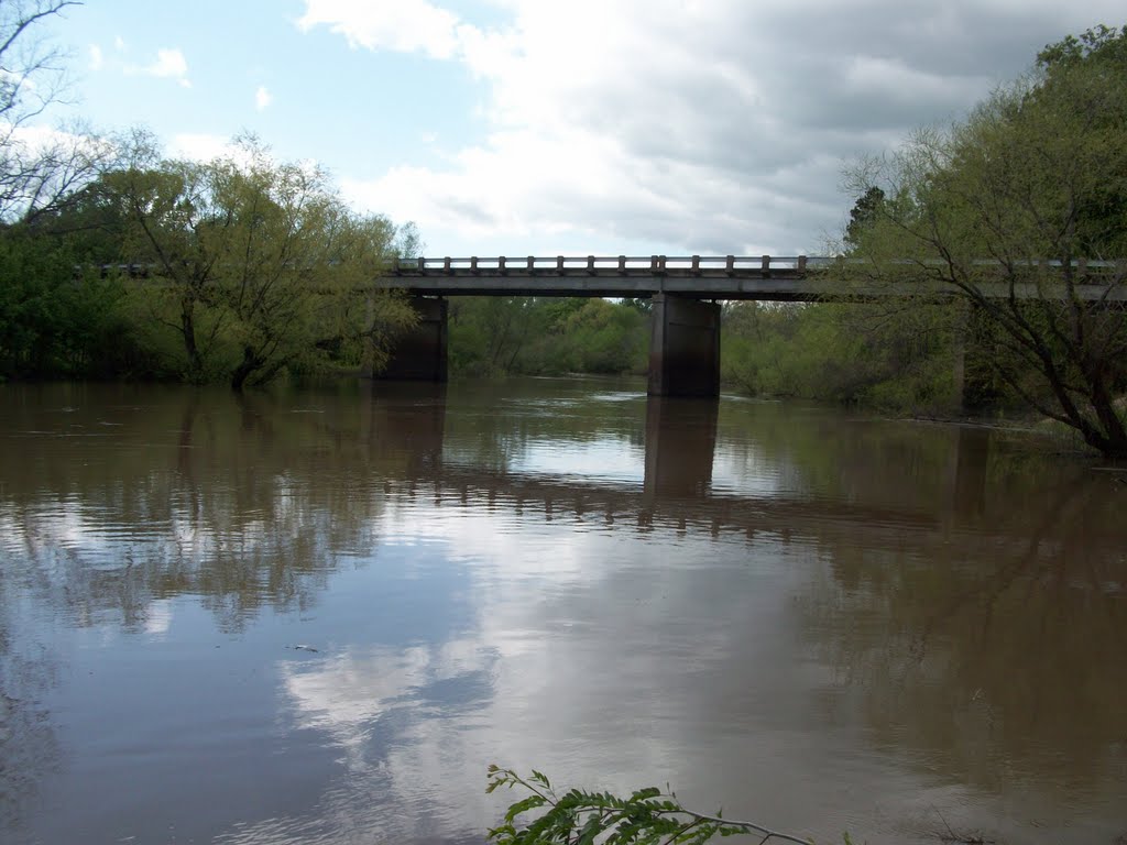 Sulphur River May 2009 at Hwy 67 by P.A. Ireland