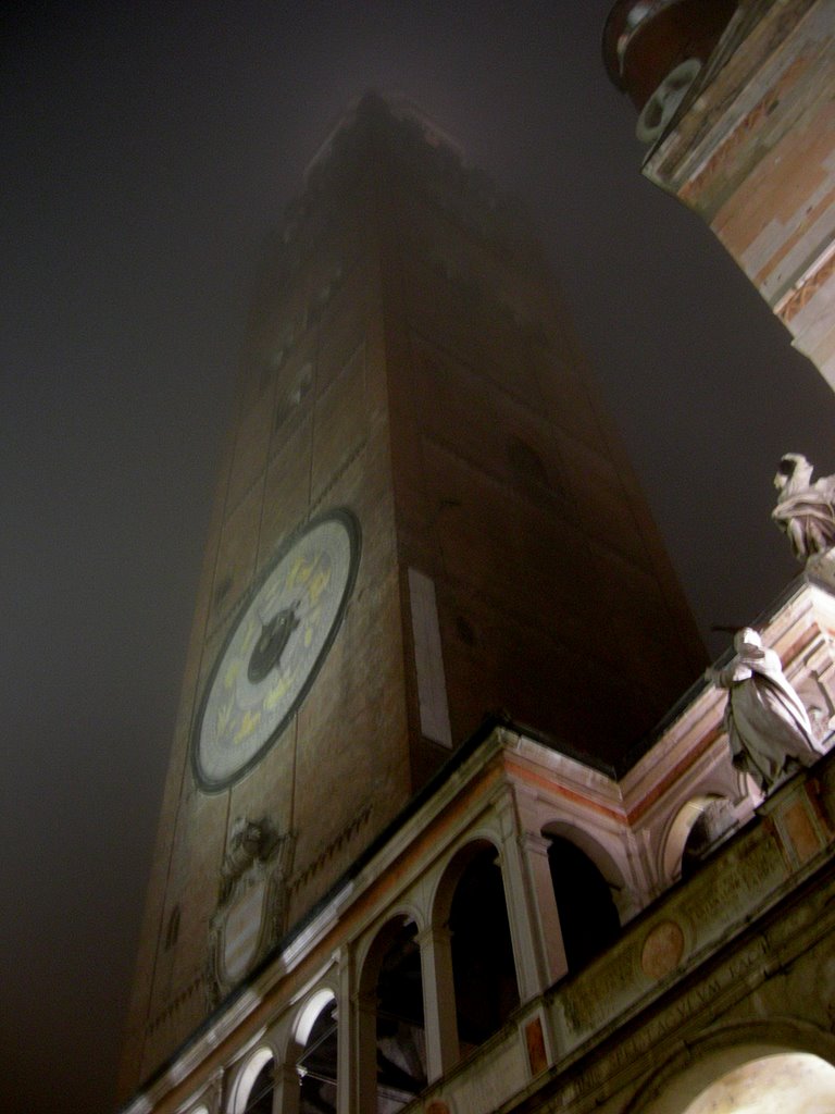 Torrazzo in the fog by Lucia Marazzi