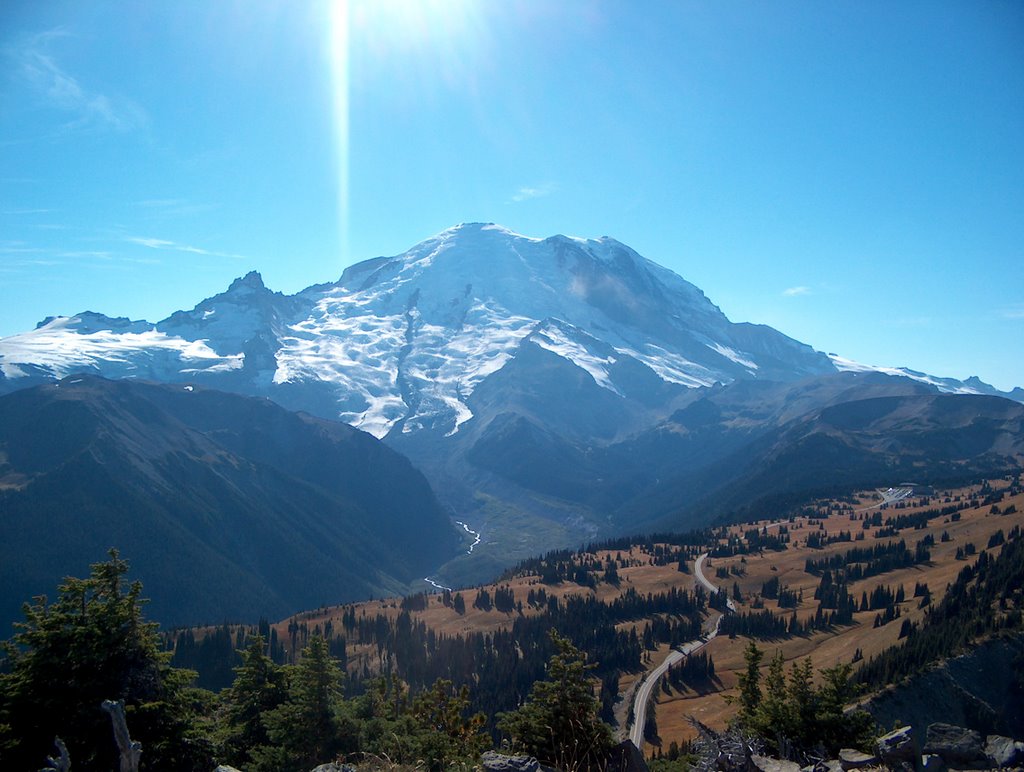 Mt. Rainier from a trail at Sunrise Park by john K