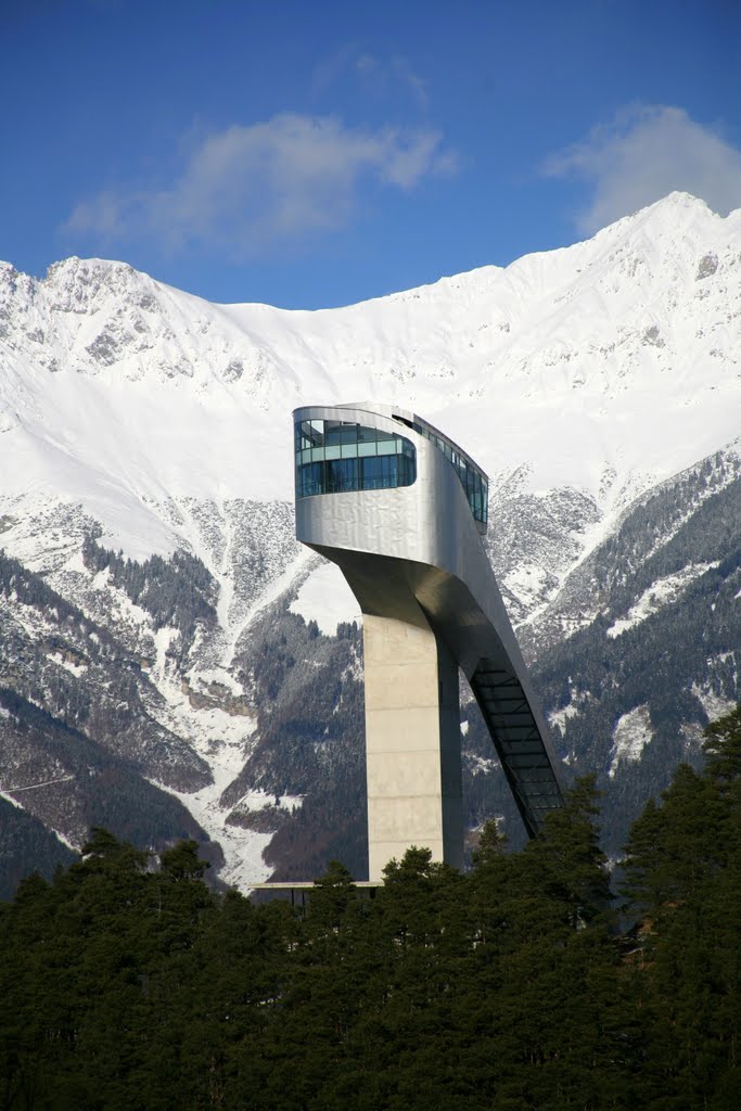 Bergiselschanze, Innsbruck, Tirol, Österreich by Hans Sterkendries