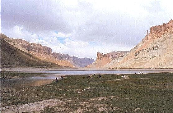 Horses in Band-e-Amir Valley by estragon001