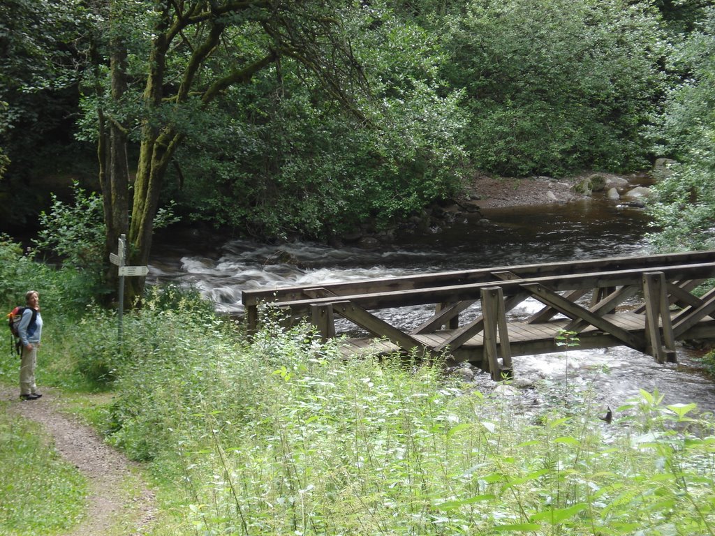 Der Zusammenfluss von Haslach und Gutach by Rainer Haas