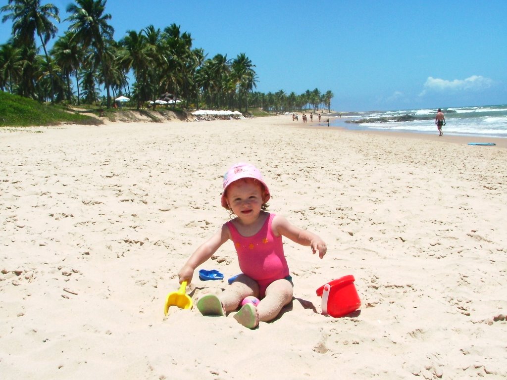 Jugando en la Playa de Costa do Sauipe by Diego Bianchi