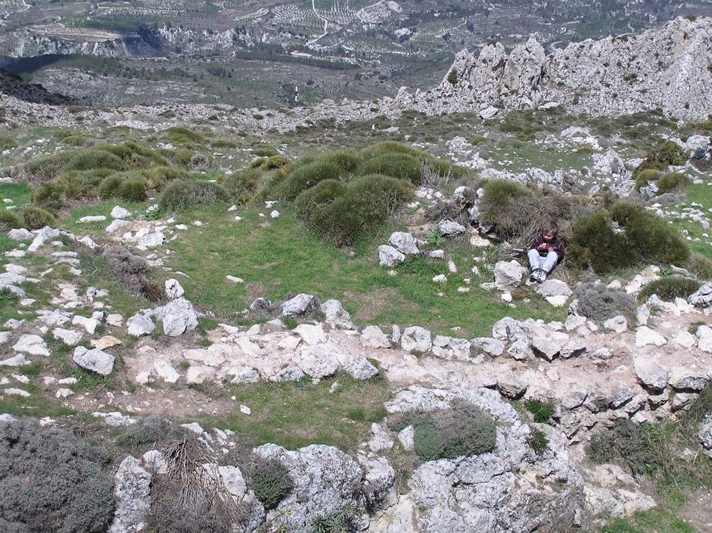 Pla de la Casa 10th c. Muslim fortress by Travis Bruce