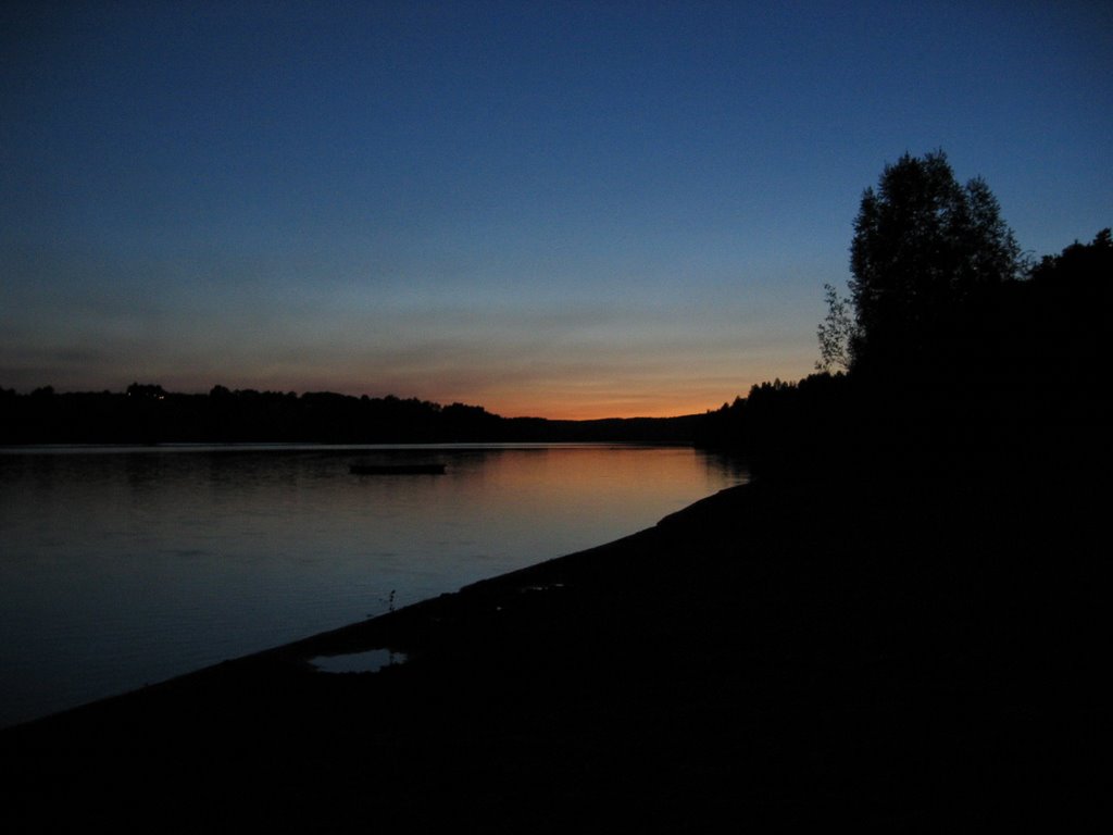 Igelsbachsee Sonnenuntergang by Dreams of a living earth and preserves them !