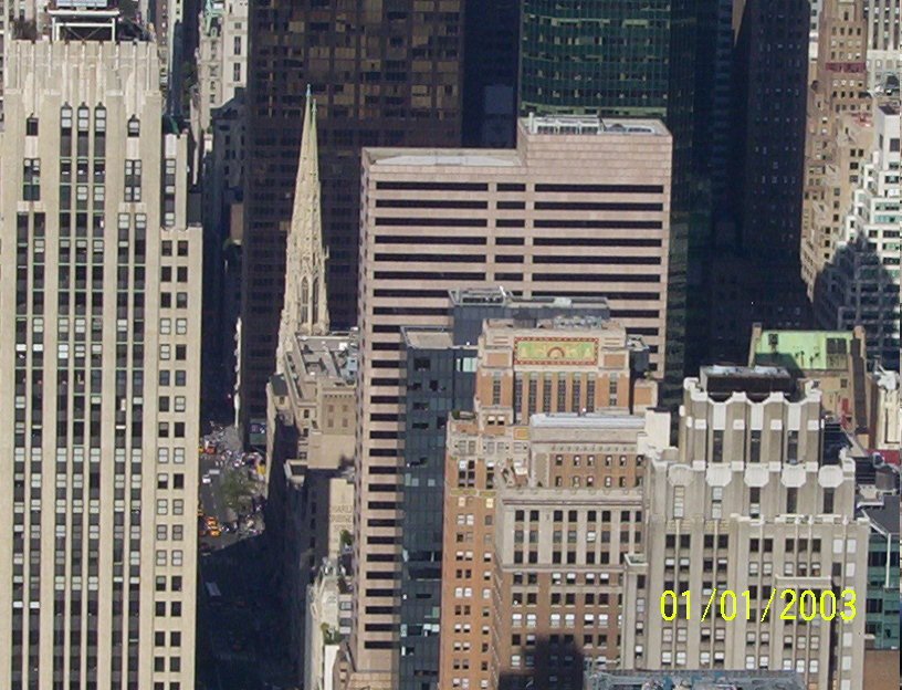 5 th avenue & S. Patrick Cathedral from Empire State by andysanisidro