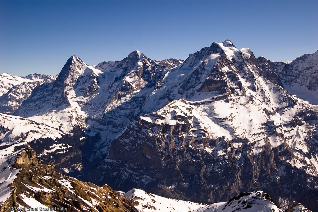 Eiger - Jungfrau - Mönch by Michael Braxenthaler