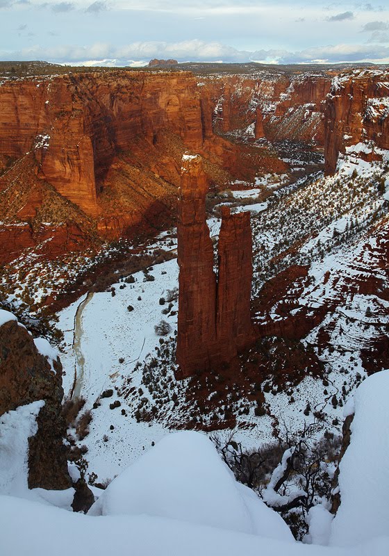 Spider Rock, Canyon De Chelly, AZ, USA by Vadim Balakin