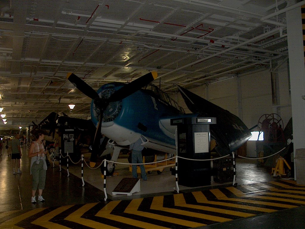 TBM Avenger, Hangar Deck, USS Yorktown by apitt