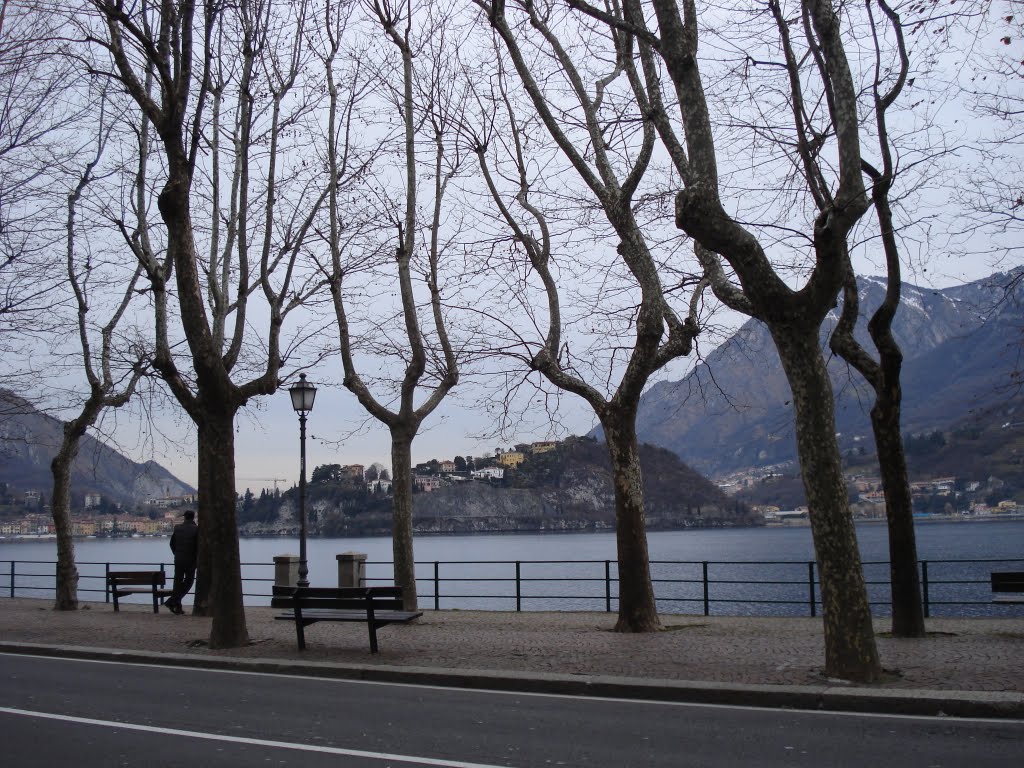 A look from Lecco to Malgrate/Italy by birgitof