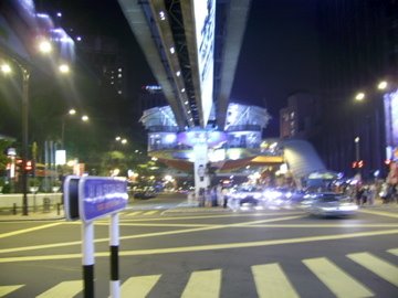 Bukit Bintang Mononrail, KL by Steven Rudkin