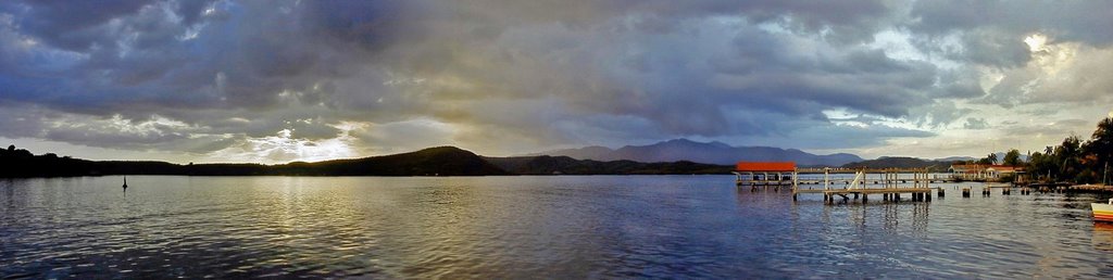 Santiago de Cuba.Pano of the bay from marina by tchingo