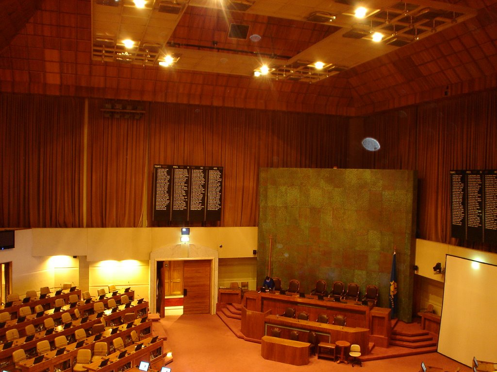 Interior Cámara de Diputados by Sergio Reyes Niño